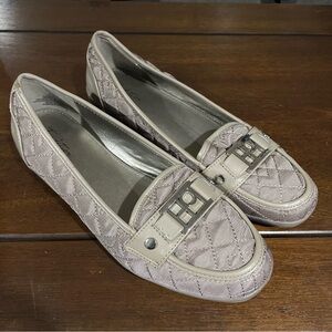 Chic Quilted Loafers in Taupe size 7M NWOT